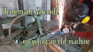 Build your own Sawmill Ep1 Sawhead  Blockbandsäge bauen Teil 1 Der Sägekopf [upl. by Ellita]