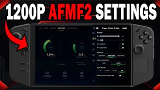 Best Settings for Lenovo Legion Go at 1200P with AFMF2 – Low Temps amp Stable Performance [upl. by Inattyrb]