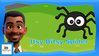 Itsy Bitsy Spider  Hip Hop Nursery Rhyme with RapNLearn TV  Educational Rhymes for Kids [upl. by Teryl]