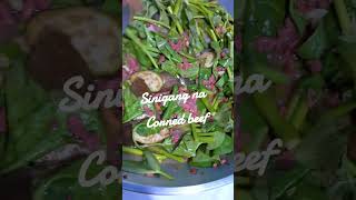 Sinigang na Corned Beef kaintayo food [upl. by Ik]