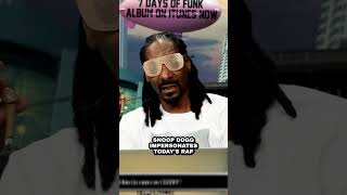 Snoop Dogg Impersonates Todays Rap [upl. by Marjory]