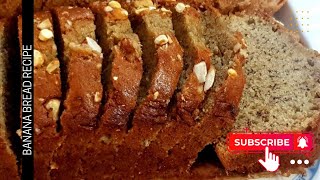 Banana Bread Recipe  I Made This Every Weekend  Moist amp Easy Homemade Treat [upl. by Lane]