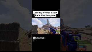 Solo  living under a rock for a wipe in Rust rust rustsolo rustshorts [upl. by Navetse549]