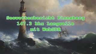 RTTY Seewetterbericht Pinneberg 1473 khz mit WebSDR SDR online fernsteuern [upl. by Ahsehat]