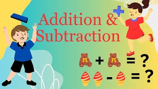 Basic Addition and Subtraction for Kids  Basic Math for kids [upl. by Claudelle]