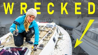 We RUINED our BOAT  Sailing Florence Refit Ep174 [upl. by Anaderol]