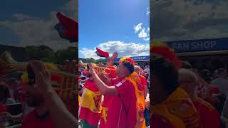 Spain Vs Georgia  Fan Zone Spain  football spain georgia europe germany goal [upl. by Oravla]