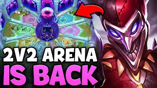 PINK WARD PLAYS THE BRAND NEW ARENA MODE NEW MAP AND NEW ITEMS [upl. by Goeselt]