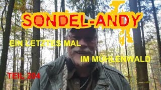 Sondeln mit SondelAndy Ein letztes Mal im Mühlenwald Teil 204 [upl. by Benisch]