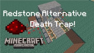 Redstone Alternative Death Trap  Minecraft Pocket Edition [upl. by Cristiano]