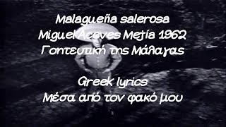 Malagueña salerosa  Miguel Aceves Mejía  Greek lyrics  Ελληνικοί στίχοι  Μέσα από τον φακό μου [upl. by Owena288]