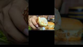 Zinger Burger x Chicken Shawarma Eating ASMR  shorts [upl. by Horowitz]