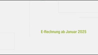 E Rechnung ab Januar 2025 [upl. by Eirak]