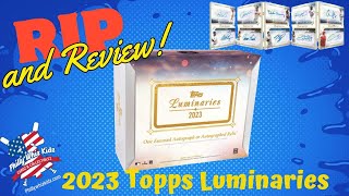 Topps 2023 Luminaries Rip and Review [upl. by Penman]