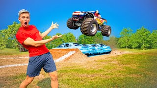 WORKING as a HOT WHEELS MONSTER TRUCK DRIVER for 24 HOURS [upl. by Harret]