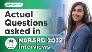 Questions asked in NABARD 2022 Interviews  Actual Questions asked by Panel [upl. by Ahseyk]