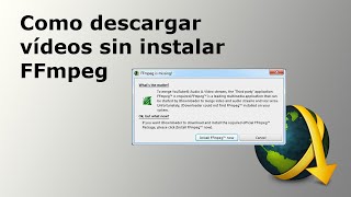 Descargar vídeos con JDownloader sin instalar FFmpeg [upl. by Nnahsal]