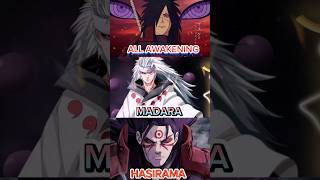 ALL AWAKENING MADARA X HASIRAMA narutostormconnections [upl. by Adorl]