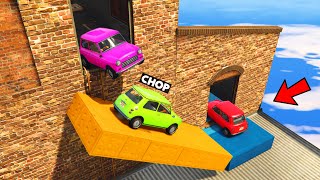 GTA 5 CHOP AND FROSTY FOUND SECRET PARKOUR CHALLENGE [upl. by Monique]