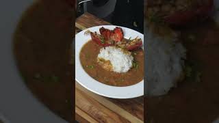 Crawfish Étouffée with Garlic Butter Lobster Tail A Louisiana Feast [upl. by Nazarius]