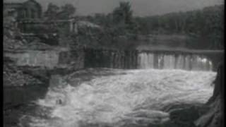 Magnesium Plant Fire During 1955 Quinebaug River Flood in Putnam Connecticut [upl. by Reeta]