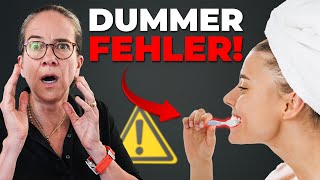 Realtalk fast Alle putzen Zähne falsch mit fatale Folgen [upl. by Holmun]