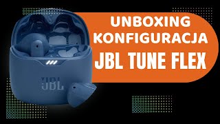 Unboxing konfiguracja i pierwsze wrażanie słuchawki JBL TUNE FLEX [upl. by Eelaras]