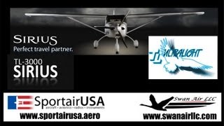 Sirus TL3000 light sport aircraft flight report PART II TL Ultralights SportairUSA [upl. by Adlai]