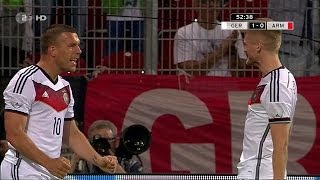 Lukas Podolski vs Armenia Home 1314 HD 720p by SIFilms [upl. by Nellie]