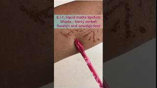 Elf liquid matte lipstick shade  berry sorbet makeup lipstick elf shorts [upl. by Lokcin]