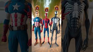 Body builder at Gym  Spiderman vs Venom vs Captain America spiderman brawlstars joker dc [upl. by Rustice]