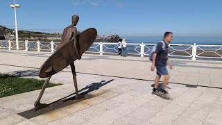 Aseos para ostomizados en la playa de Salinas Castrillón  Asturias [upl. by Tdnaltroc]