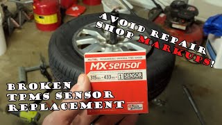 DIY TPMS sensor install at home [upl. by Laux]