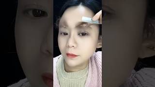 Fixed eyebrow mold easy to use funny makeup trending makeupartist makeuptutorial [upl. by Eidna130]