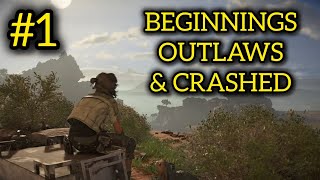 Star Wars Outlaws  Walkthrough pt1 Missions Beginnings Outlaws amp Crashed  No Commentary [upl. by Byrle147]