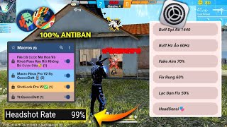 Free fire aimbot Apk ☠️ Macrodroid sensi  red button free fire 🔥 [upl. by Fellner469]