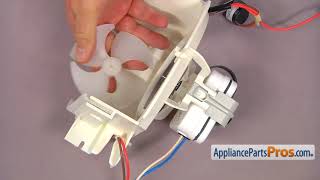 How To Replace WhirlpoolKitchenAidMaytag Refrigerator Evaporator Motor W11024089 [upl. by Lap315]