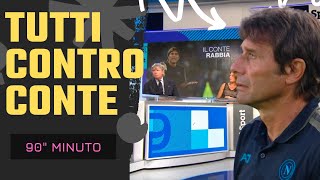 Tutti contro Conte a 90° Minuto quotHa sbagliato tuttoquot  Post Verona Napoli 3  0 [upl. by Dumm]