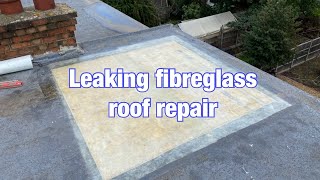 How to repair a leaking fibreglass roof [upl. by Haissi]