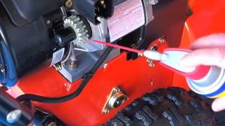 Ariens snow blower deluxe inside the electric start cover [upl. by Ardnwahs]