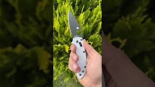 Super slicer crazy edge retention Spyderco Manix in REX 45 [upl. by Niknar]