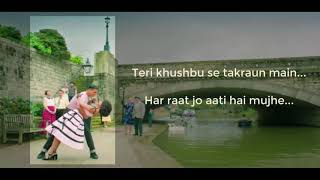 TERE SANG YAARA FEMALE VERSION Lyrics Video i love sapna [upl. by Sirhc]