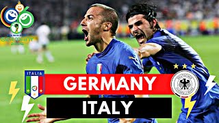 Germany vs Italy 02 All Goals amp highlights  world cup 2006 SemiFinal [upl. by Nirol]