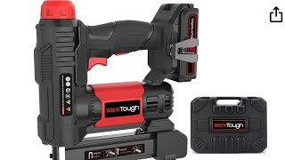 WerkTough 20V 2 in 1 Cordless Brad Nailer 18G [upl. by Goldfinch311]