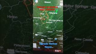 92524 TORNADO WARNINGS IN WEST VIRGINIA FOR GREENBRIER COUNTY [upl. by Glendon]