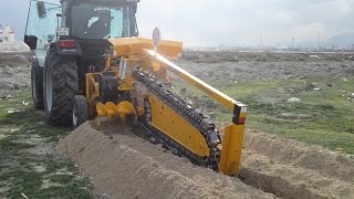 Trenching Machines Manufacturer Turkey Trenchers [upl. by Jopa]