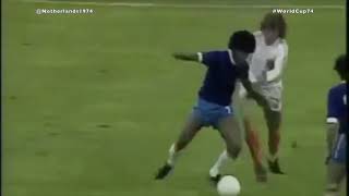 Netherlands full pressure vs Brazil in Second Round WorldCup74 [upl. by Yennep]