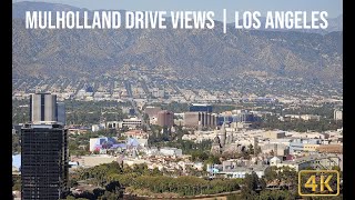 Mulholland Drive Views  Los Angeles  4K [upl. by Eiramalegna664]