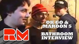 OK GO Bathroom Interview w Maroon 5  MAGIC [upl. by Newcomer299]