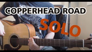 Steve Earle  Copperhead Road Solo  Acoustic Guitar [upl. by Odraboel]